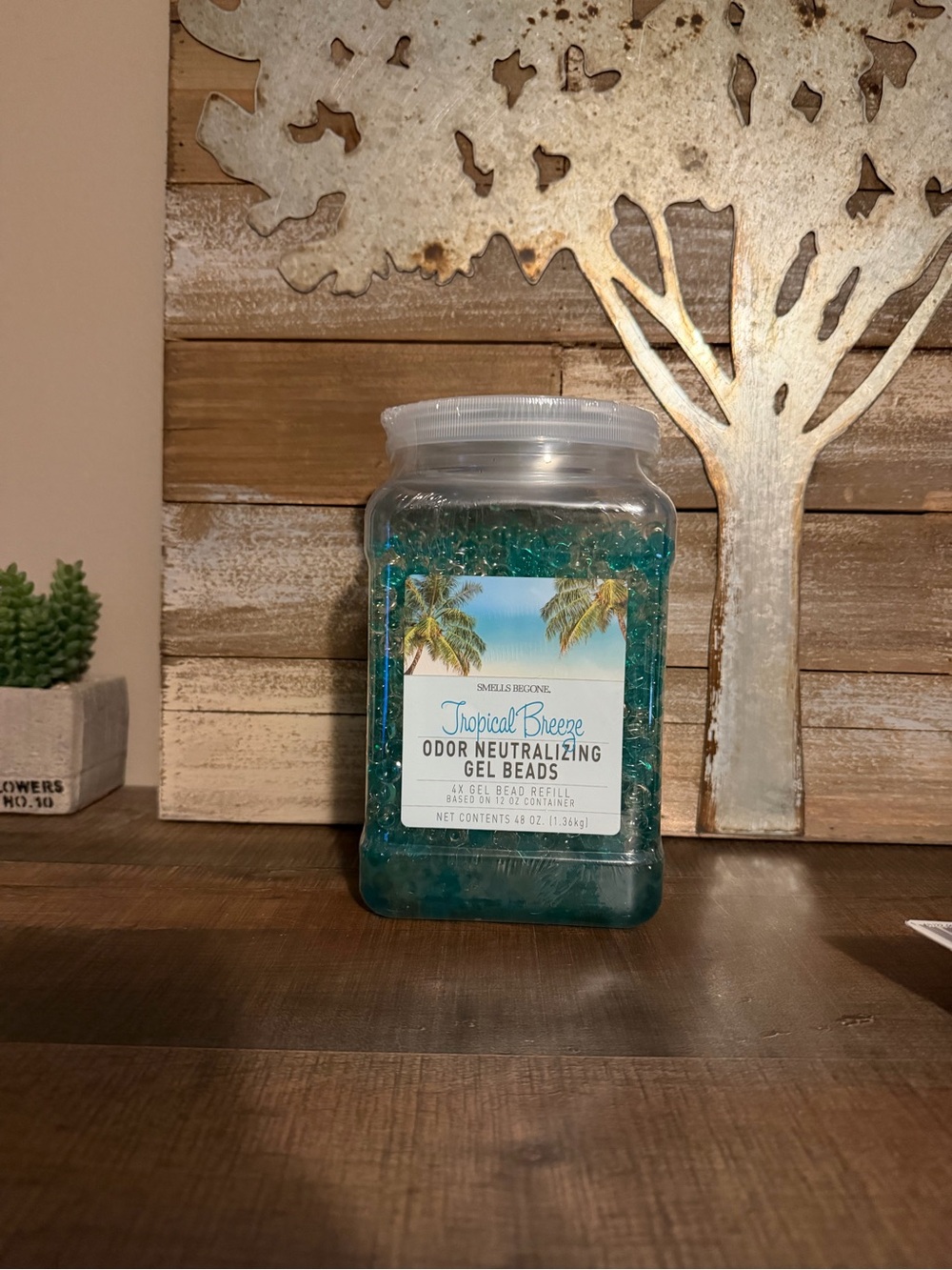 Smells Begone Tropical Breeze Odor Neutralizing Gel Beads 48 Oz